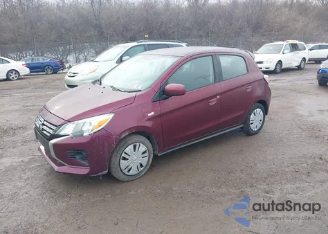 2021 Mitsubishi Mirage Carbonite Edition/Es/Le из США, поврежденный, VIN ML32AUHJ8MH004754